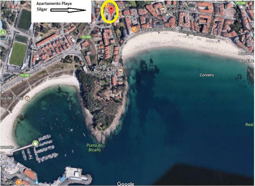 Apartamento Playa Silgar Sanxenxo Luaran gambar